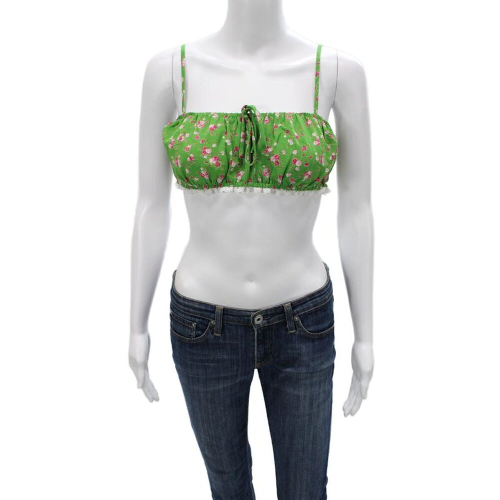 Isalis Womens Sleeveless Floral Polyester Blouse Size M
